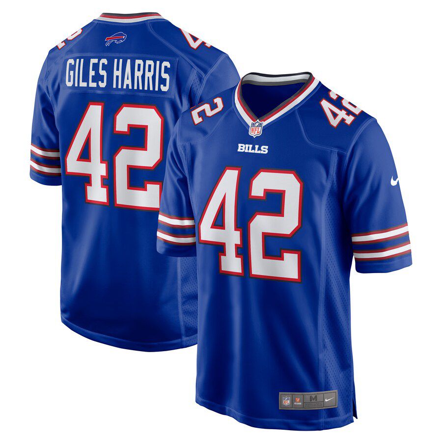 Men Buffalo Bills #42 Joe Giles-Harris Nike Royal Game NFL Jersey
